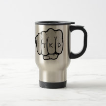TKD Fist Travel Coffee Mug