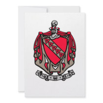 TKE Coat of Arms Personalized Invites