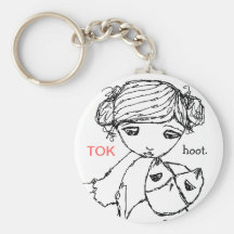 TKSC tok hoot. keychain