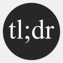 TL;DR STICKER