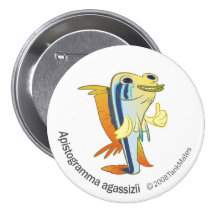 TM-01-Apistogramma agassizii Pinback Buttons