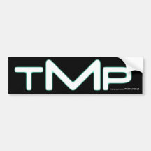 TMP bumper sticker (black)