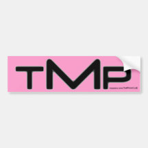 TMP bumper sticker (pink)