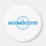 Tnetennba Clock Design Badge Magnet