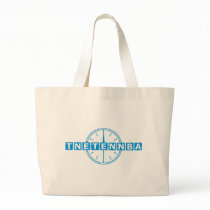 Tnetennba Clock Design Canvas Bags