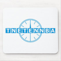 Tnetennba Clock Design Mousemat