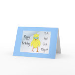 To A Real Chick Magnet Card