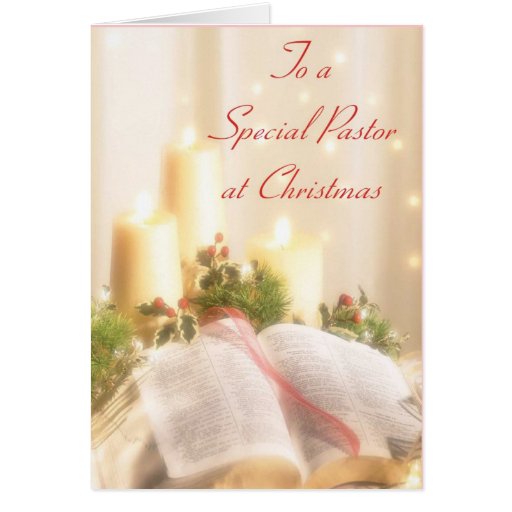 To A Special Pastor at Christmas Cards | Zazzle