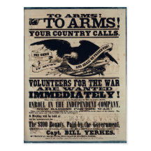 To Arms! Postcard