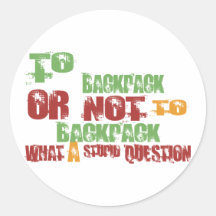To Backpack Sticker