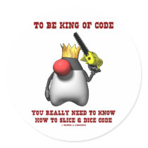 To Be King Of Code Really Need To Know Slice Dice