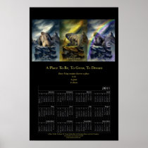 To Be, To Grow, To Dream 2011 Art Calendar Poster
