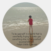To Be Yourself Sticker