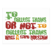 To Collect Trains Post Cards