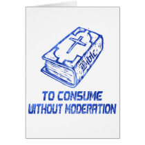 To consume without modération Bleu Card