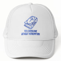 To consume without modération Bleu Mesh Hats