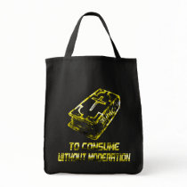 To consume without modération Doré Canvas Bags