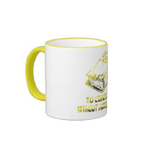 To consume without modération Doré Coffee Mug