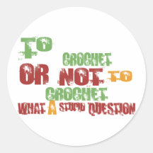 To Crochet Sticker