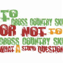 To Cross Country Ski Photo Cutouts