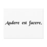To dare is to do. postcards