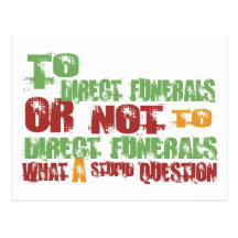 To Direct Funerals Postcards
