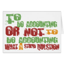 To Do Accounting Greeting Cards