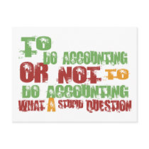 To Do Accounting Postcard