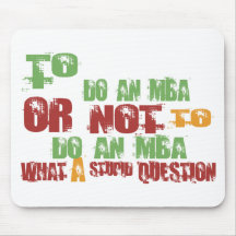 To Do an MBA Mouse Pad