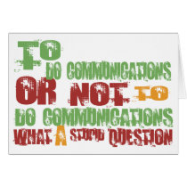 To Do Communications Greeting Cards