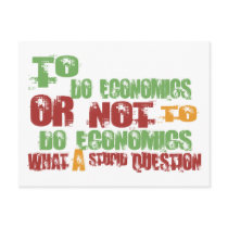 To Do Economics Postcard