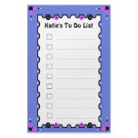 To Do List stationery