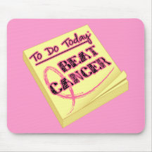 To Do Today - Beat Breast Cancer Mouse Pad