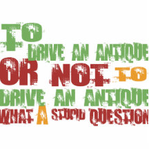 To Drive an Antique Acrylic Cut Out
