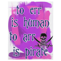 To Err is Human... Full Color Flyer
