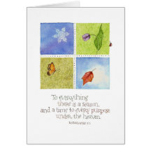 To Everything There is a Season Greeting Cards