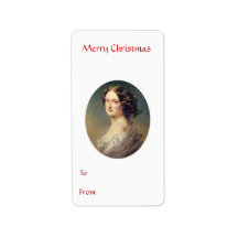 To From Merry Christmas Tag 4 Custom Address Labels