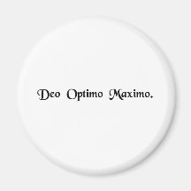 To God, the Best, the Greatest. Fridge Magnets