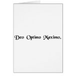 To God, the Best, the Greatest. Greeting Cards