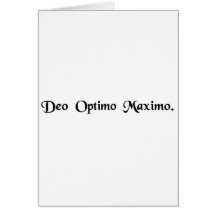 To God, the Best, the Greatest. Greeting Cards