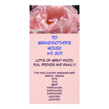 To Grandmother's House We Go! Holiday Invitations Personalized Photo Card