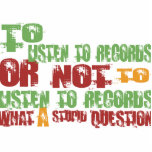 To Listen to Records Photo Cutouts