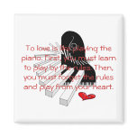 To love is like playing the piano refrigerator magnets