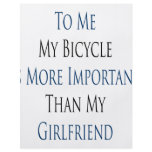 To Me My Bicycle Is More Important Than My Girlfri Personalized Flyer