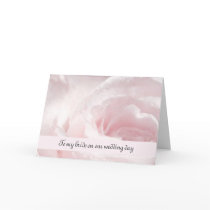 To my bride on our wedding day cards