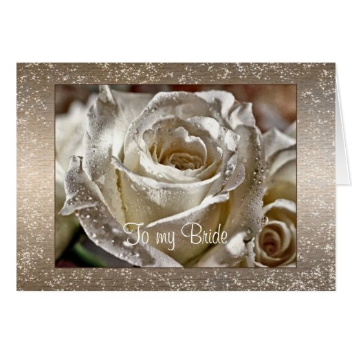 To my Bride or Husband Wedding Day Greeting Cards