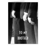 TO MY BROTHER ON HIS WEDDING DAY WITH LOVE GREETING CARDS