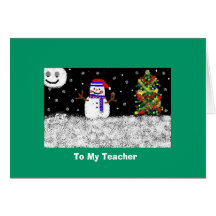 , To My Teacher Cards