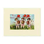 To My Valentine Angel Cherubs Post Cards