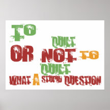 To Quilt Print